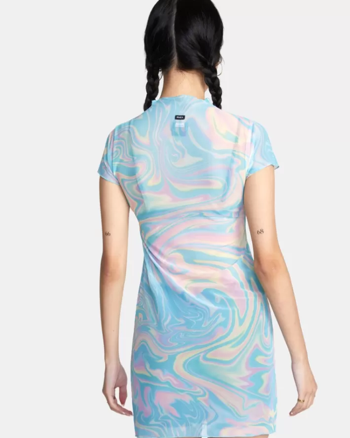 RVCA Vestidos Phantasm Mini Feminino | JLIWMO-417<MULHER Vestidos
