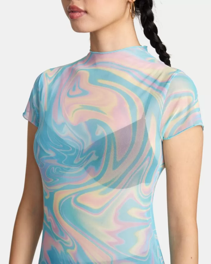 RVCA Vestidos Phantasm Mini Feminino | JLIWMO-417<MULHER Vestidos