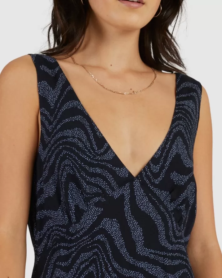 RVCA Vestidos Strata Kim Feminino | INLMJT-820<MULHER Vestidos