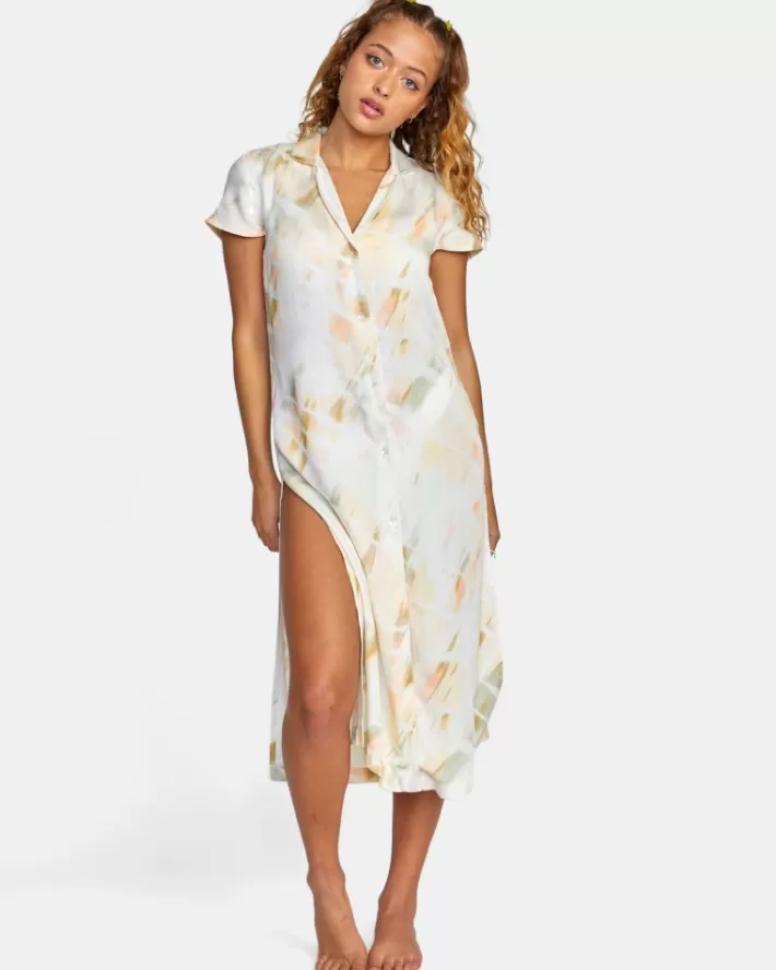 RVCA Vestidos Sunset Cover-Up Feminino | PBOJQZ-467<MULHER Vestidos