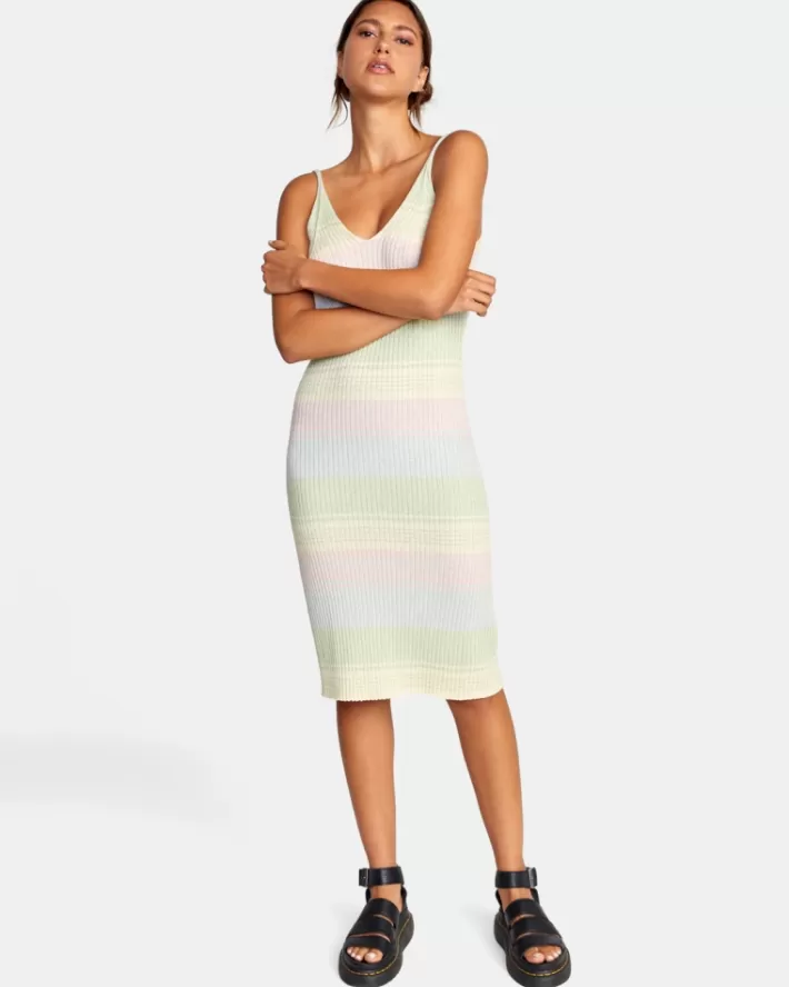 RVCA Vestidos Wildfire Midi Feminino | PVGZUA-109<MULHER Vestidos