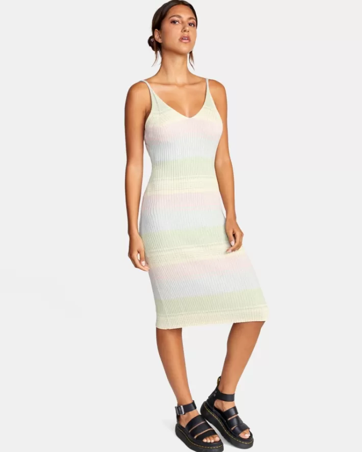 RVCA Vestidos Wildfire Midi Feminino | PVGZUA-109<MULHER Vestidos